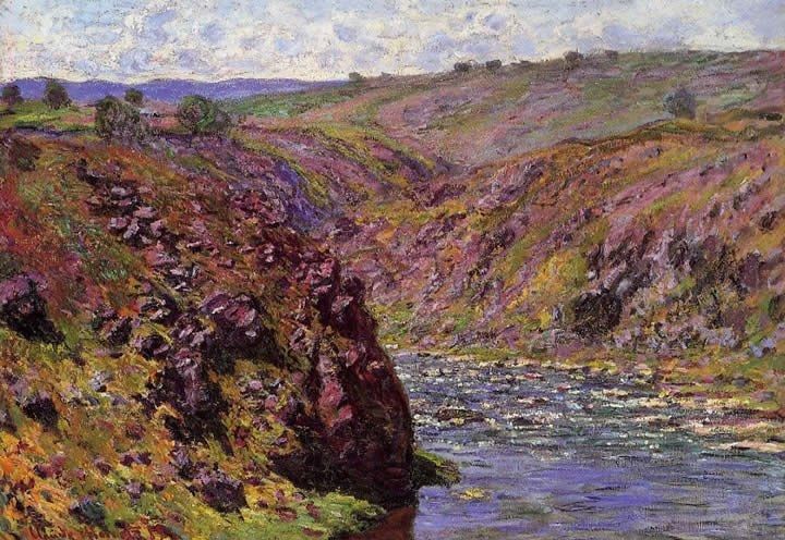 Claude Monet Valley of the Creuse Sunlight Effect